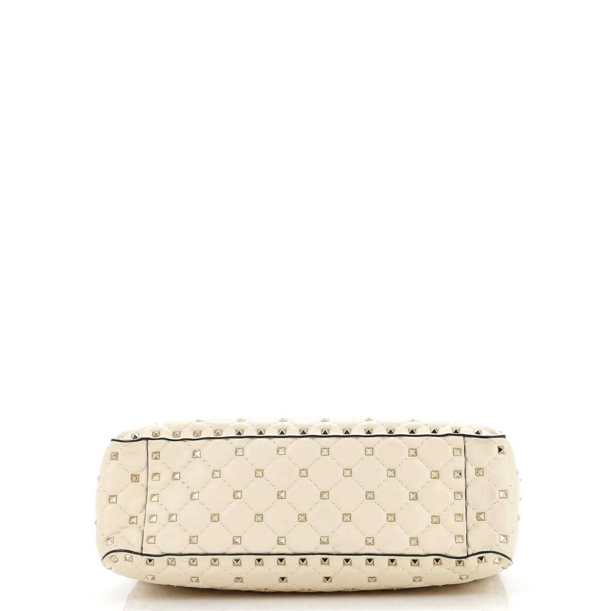 Rockstud Spike Flap Bag Quilted Leather Large - Deep Luxury