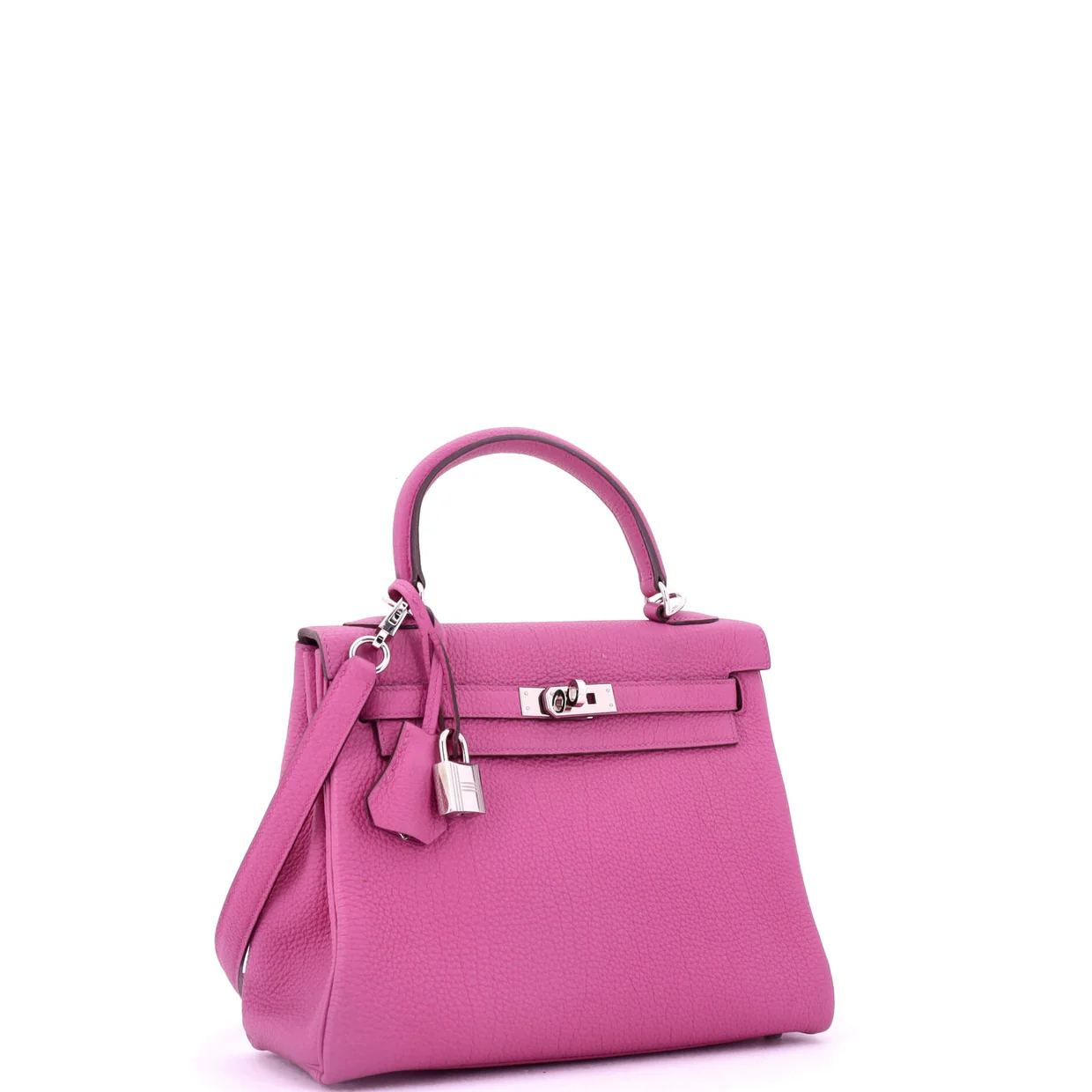 Kelly Handbag Magnolia Togo with Palladium Hardware 25 - Deep Luxury