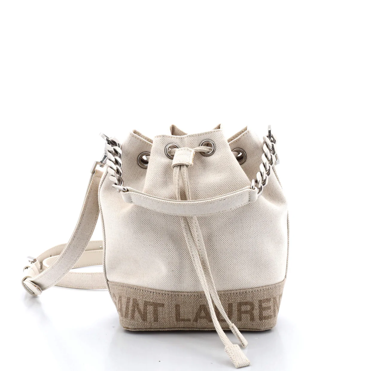 Rive Gauche Bucket Bag Canvas Mini - Deep Luxury