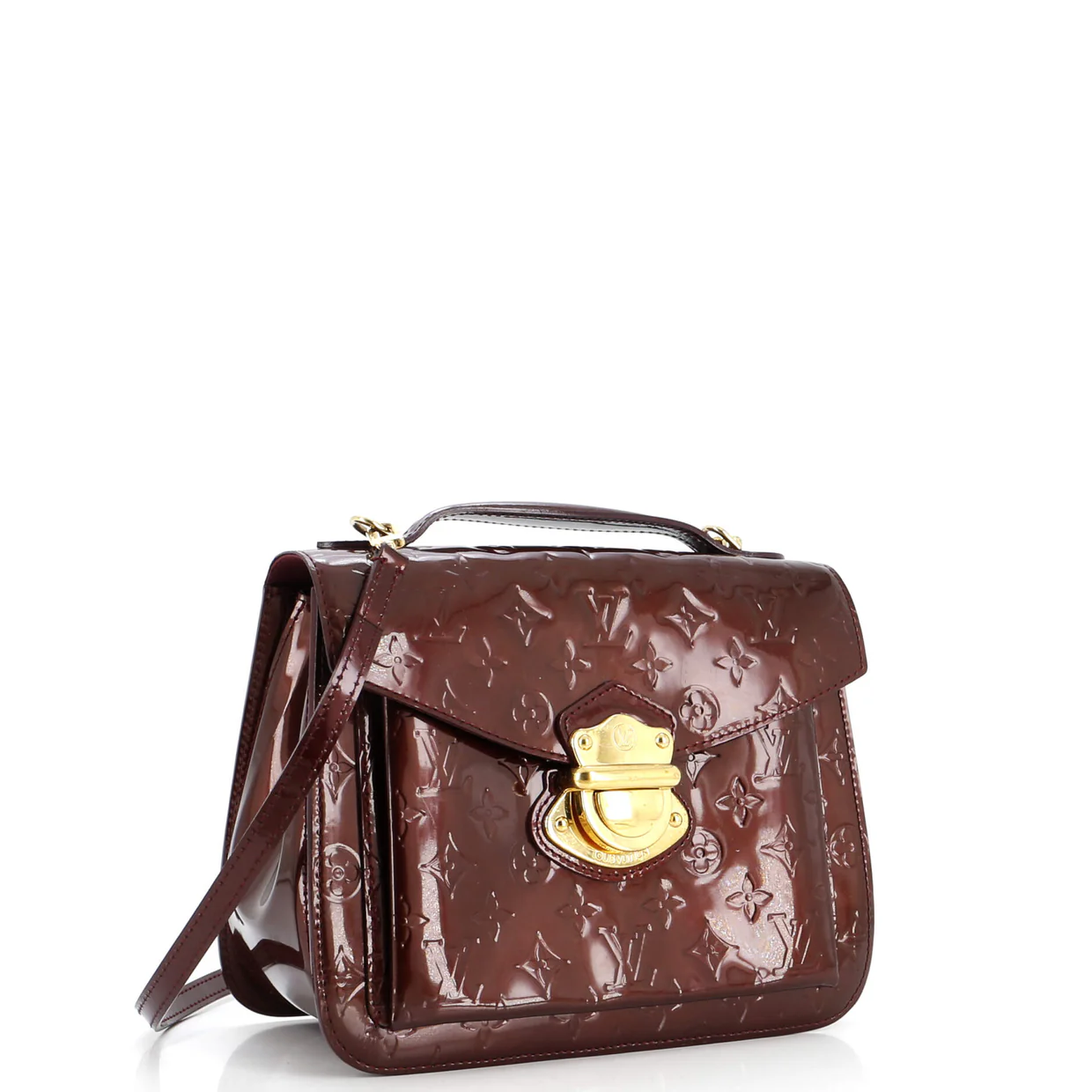 Mirada Handbag Monogram Vernis - Deep Luxury