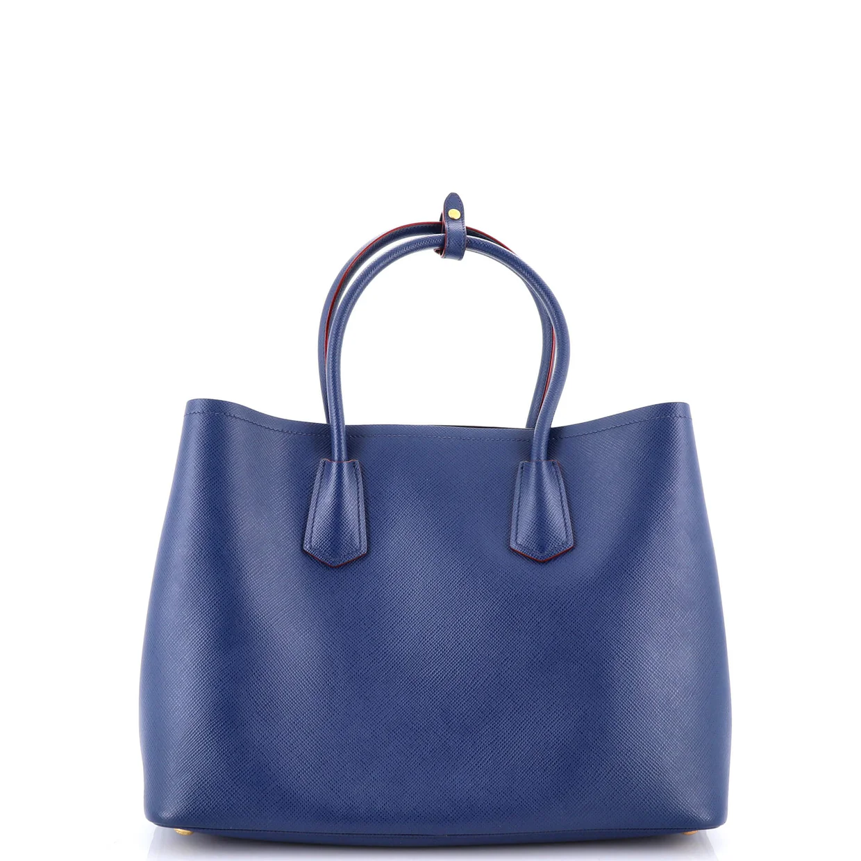 Cuir Double Tote Saffiano Leather Large - Deep Luxury