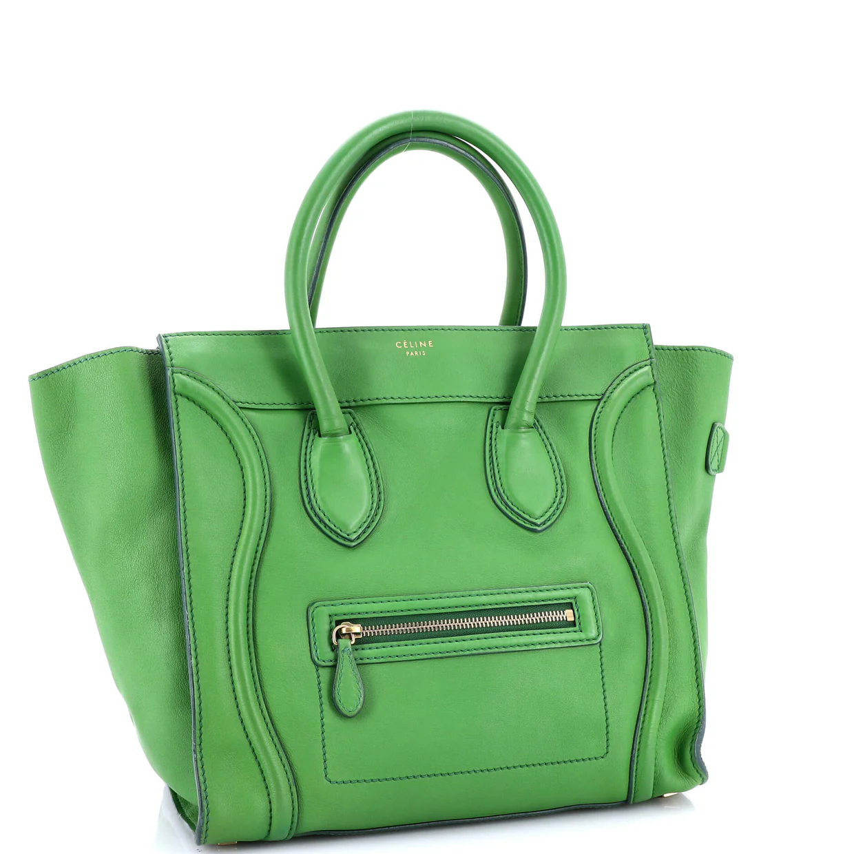 Luggage Bag Smooth Leather Mini - Deep Luxury