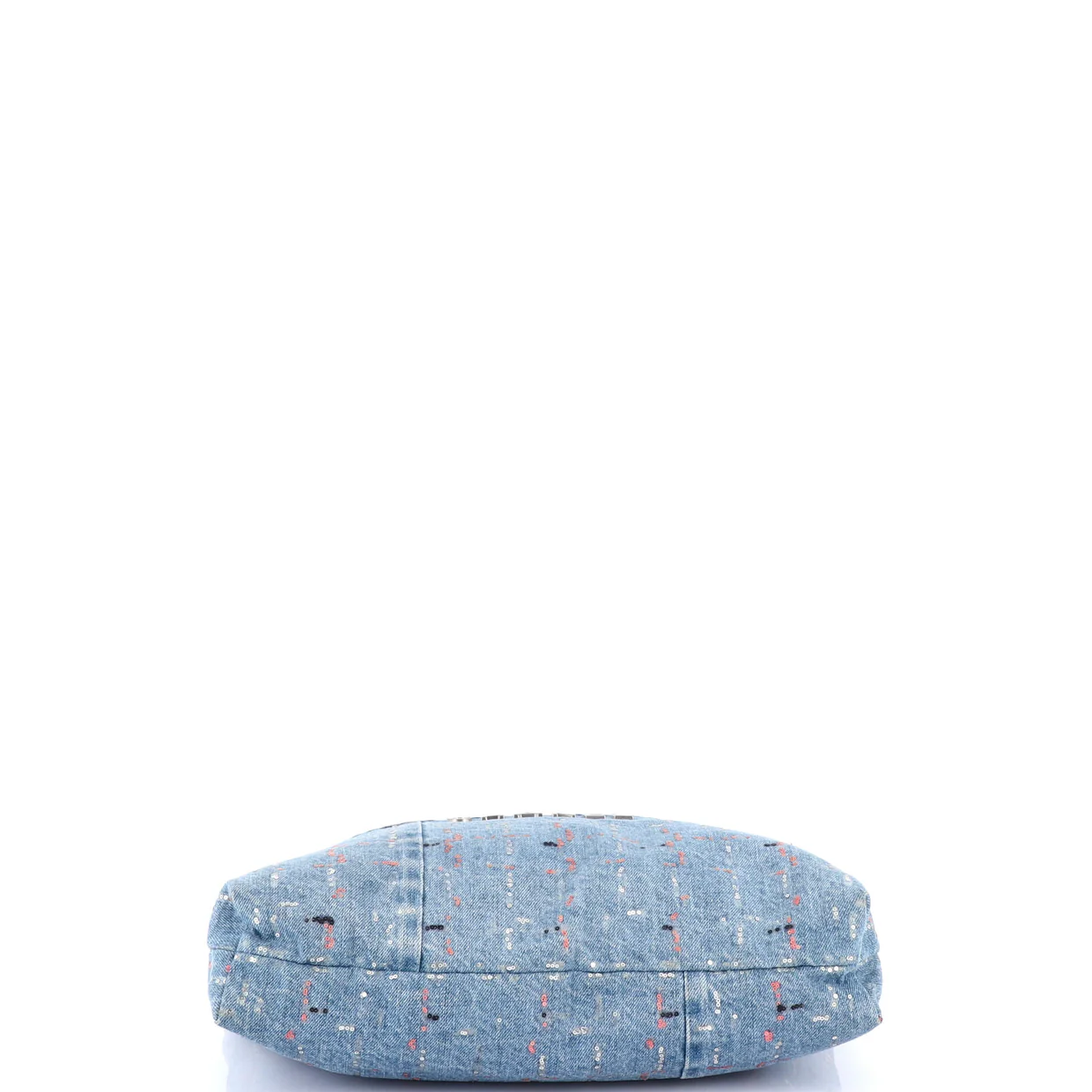 22 Chain Hobo Denim with Sequins Medium - Deep Luxury
