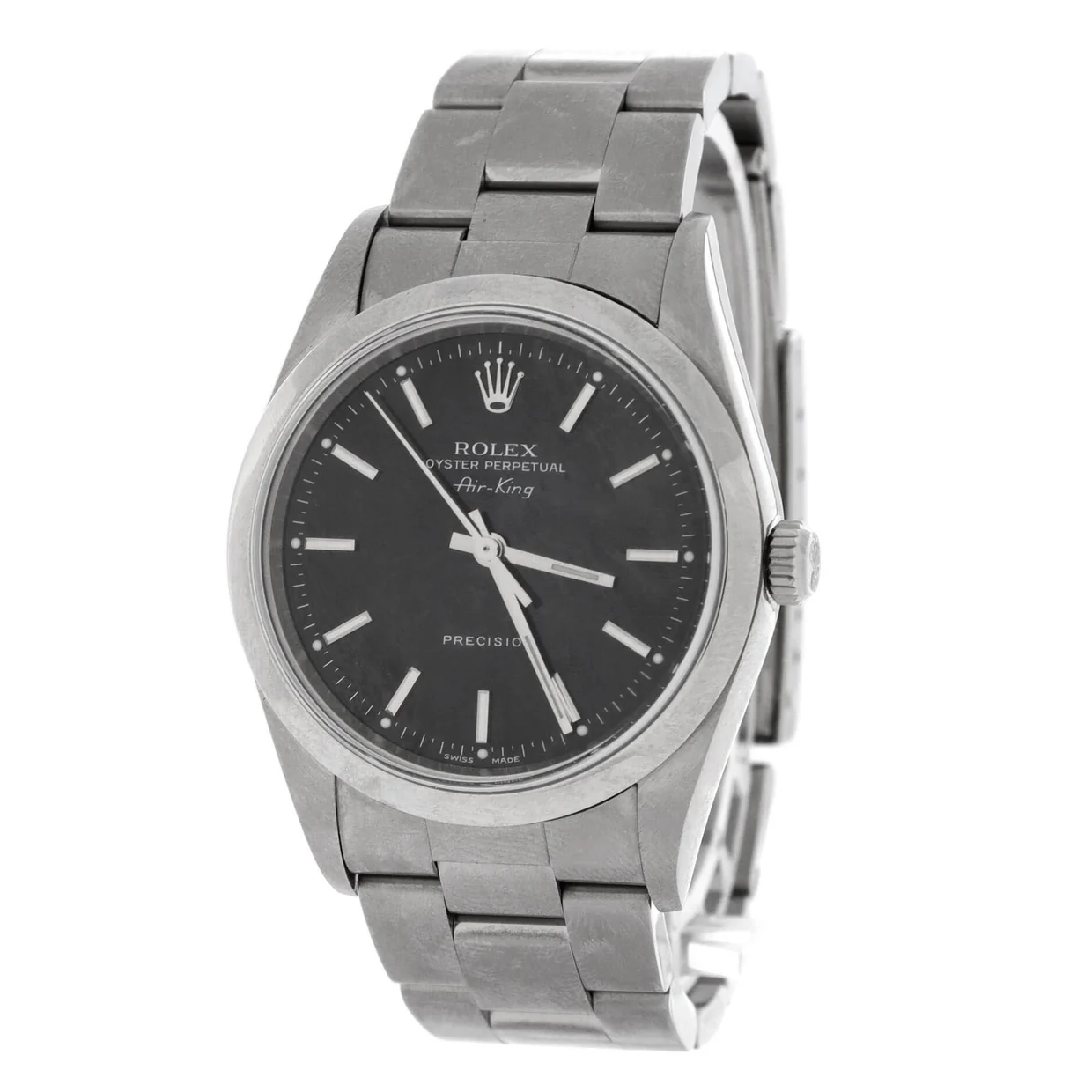 Oyster Perpetual Air King Automatic Watch Stainless Steel 34 - Deep Luxury