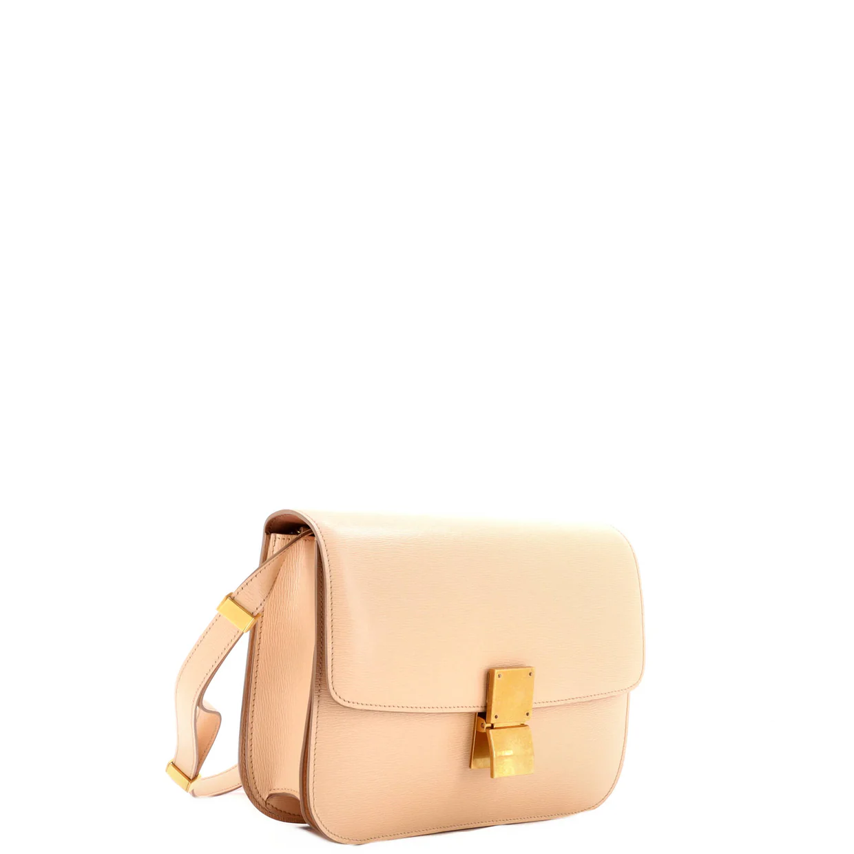 Classic Box Bag Grainy Leather Medium - Deep Luxury