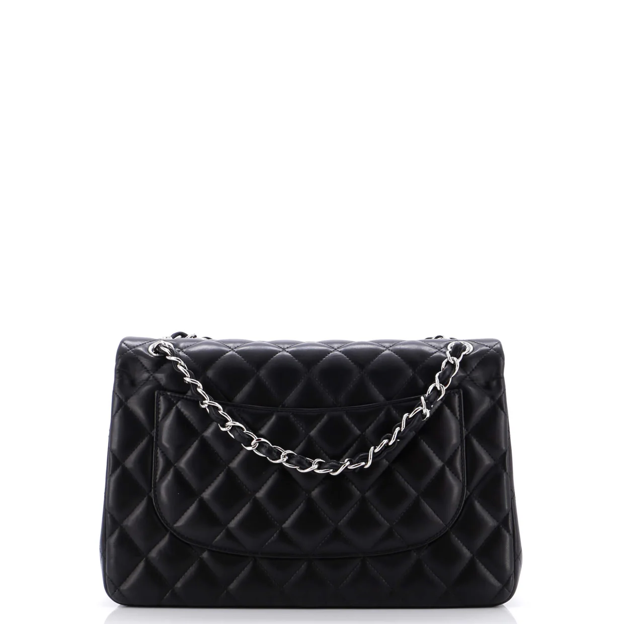 Classic Double Flap Bag Quilted Lambskin Jumbo - Deep Luxury