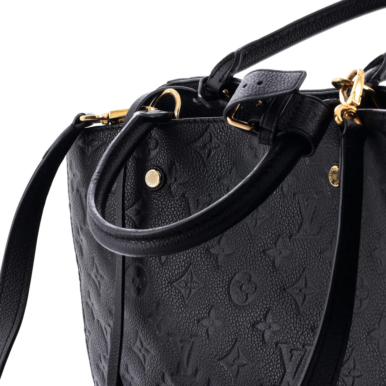 Montaigne Handbag Monogram Empreinte Leather GM - Deep Luxury