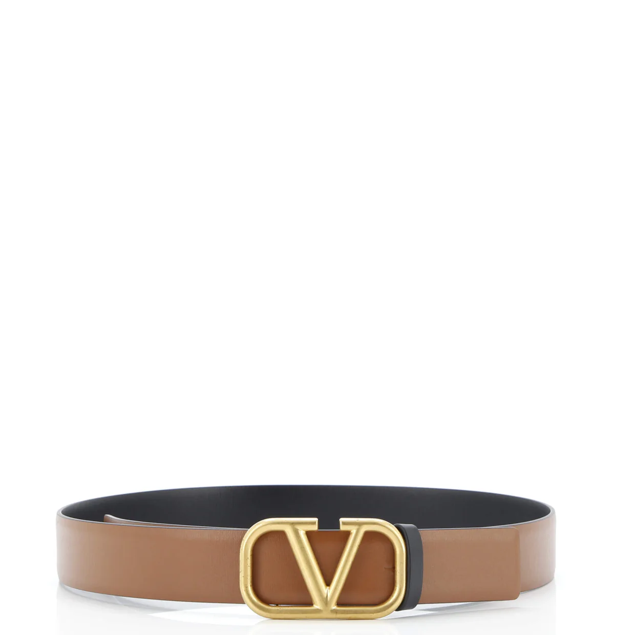 VLogo Reversible Belt Leather Wide - Deep Luxury
