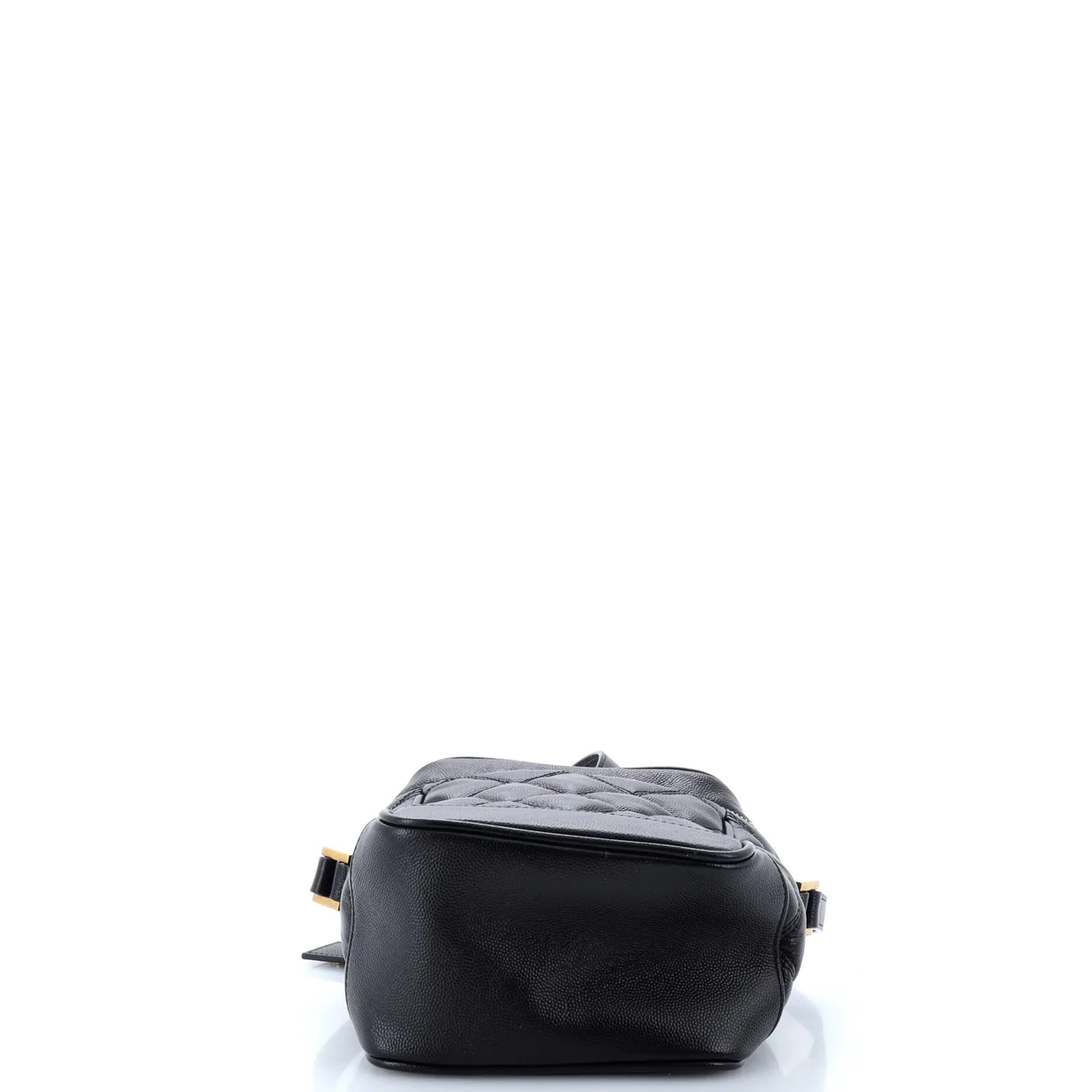80's Vanity Bag Quilted Leather - Deep Luxury