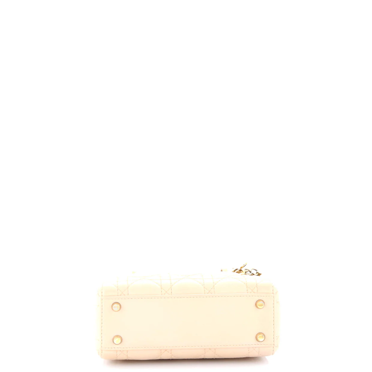 Lady Dior Chain Bag Cannage Quilt Lambskin Mini - Deep Luxury