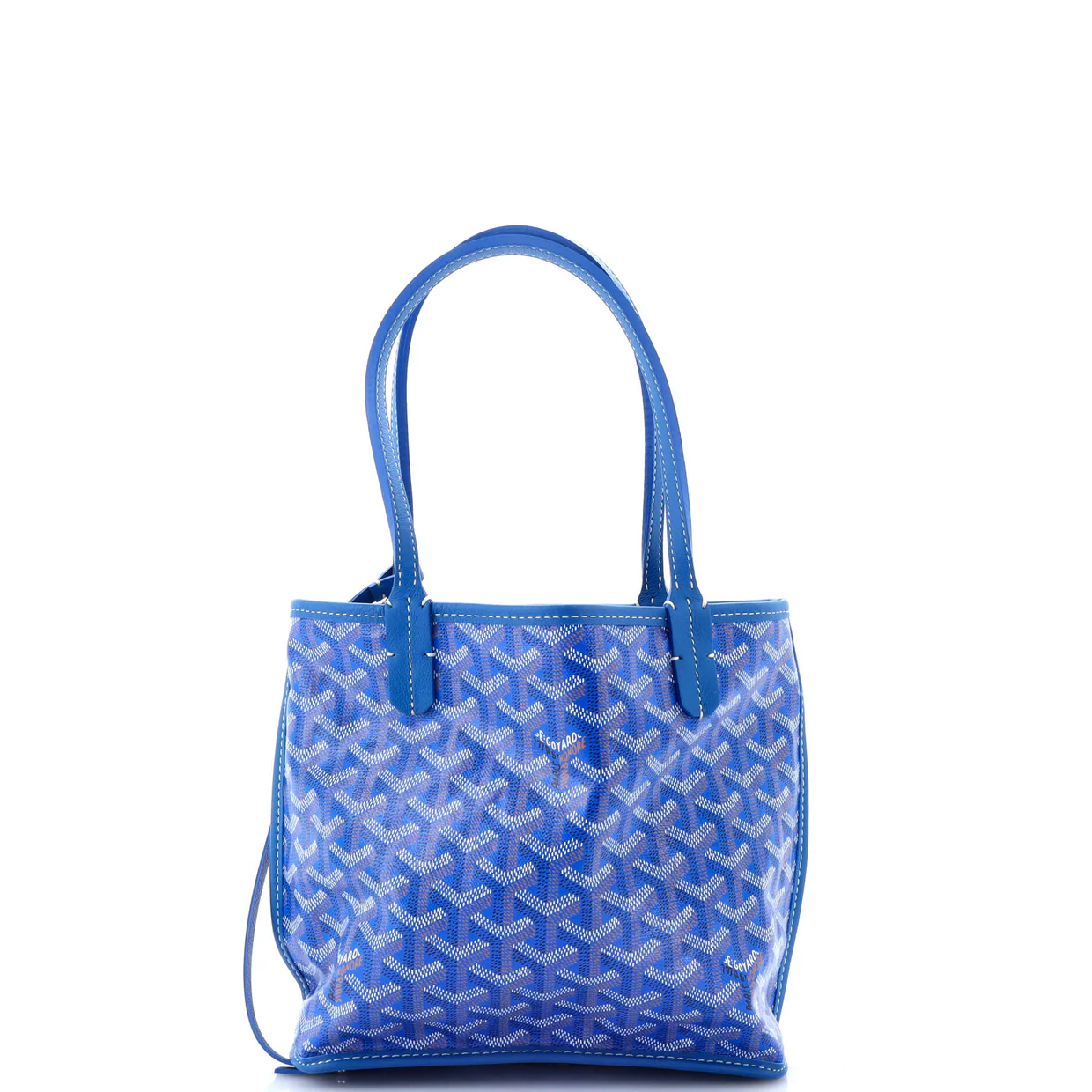 Anjou Reversible Tote Coated Canvas Mini - Deep Luxury