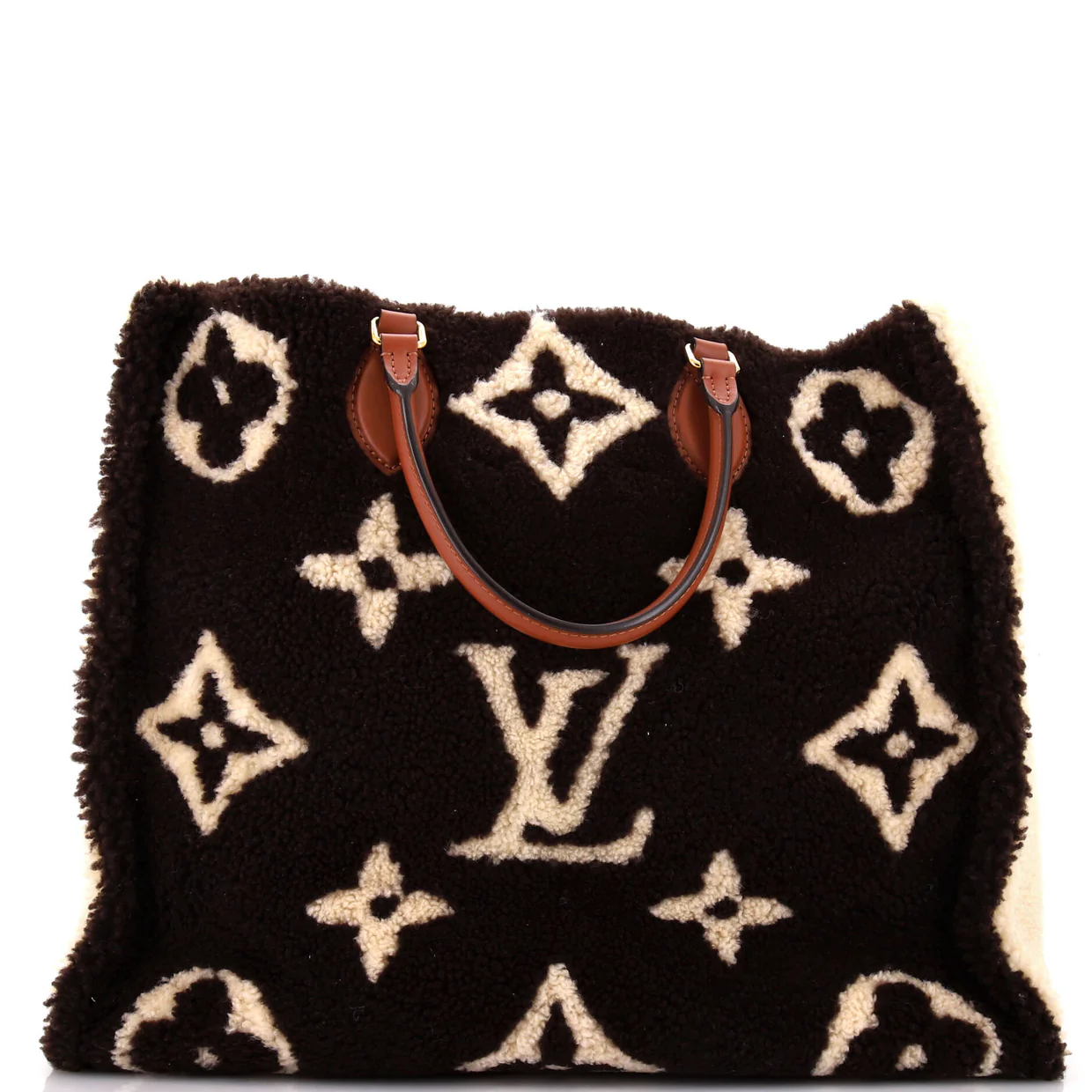 OnTheGo Tote Monogram Giant Teddy Fleece GM - Deep Luxury