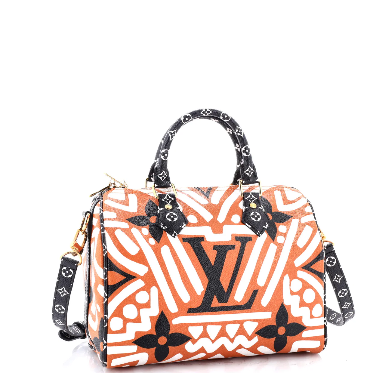 Speedy Bandouliere Bag Limited Edition Crafty Monogram Giant 25 - Deep Luxury