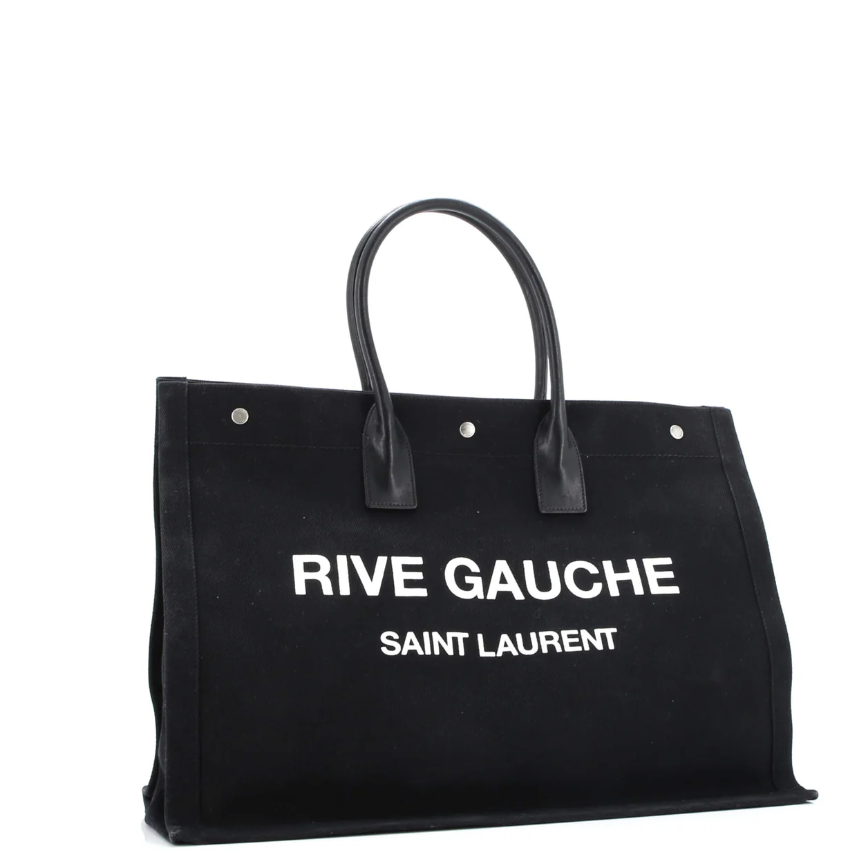 Rive Gauche Shopper Tote Canvas Large - Deep Luxury
