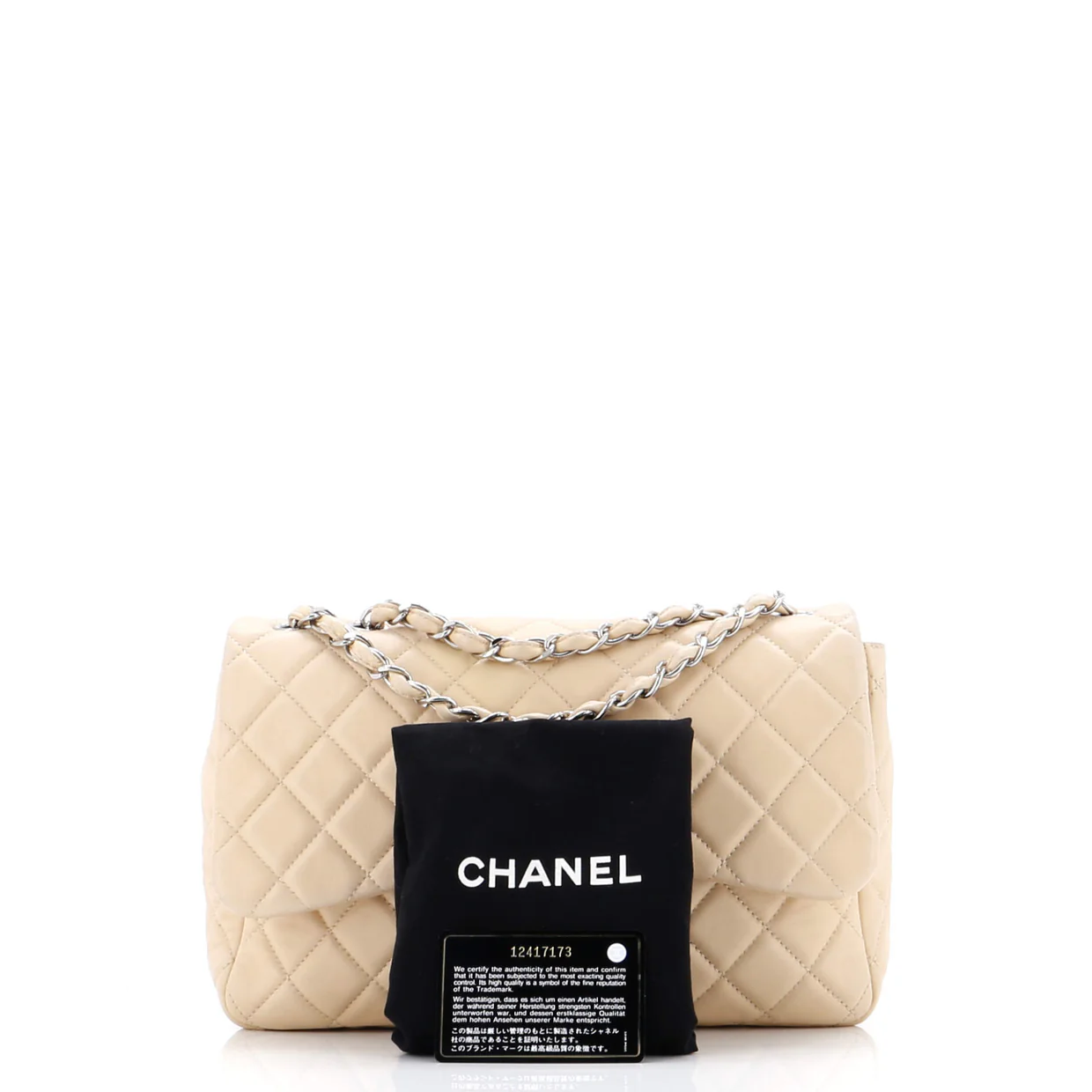Classic Single Flap Bag Quilted Lambskin Jumbo - Deep Luxury