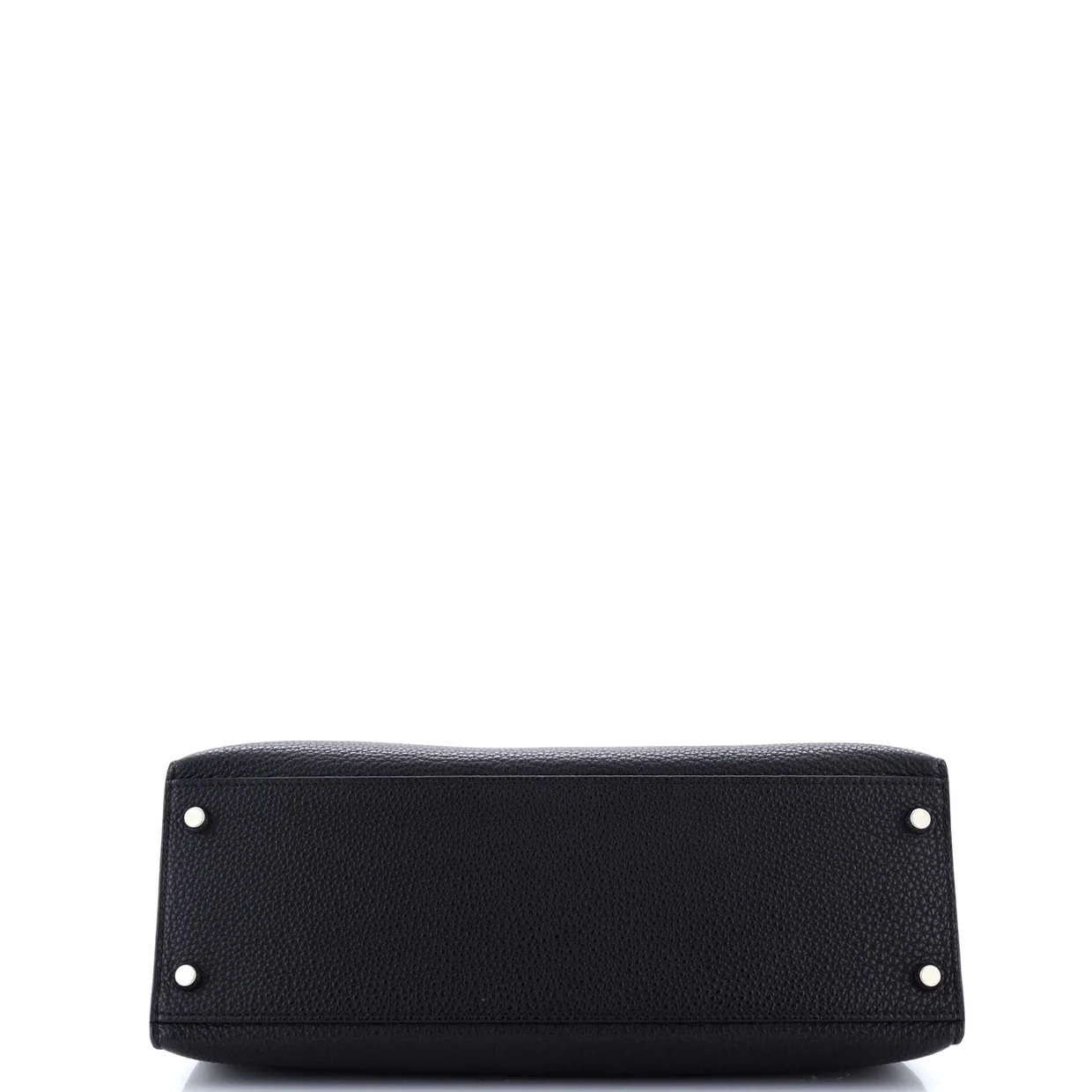 Kelly Handbag Noir Togo with Palladium Hardware 32 - Deep Luxury