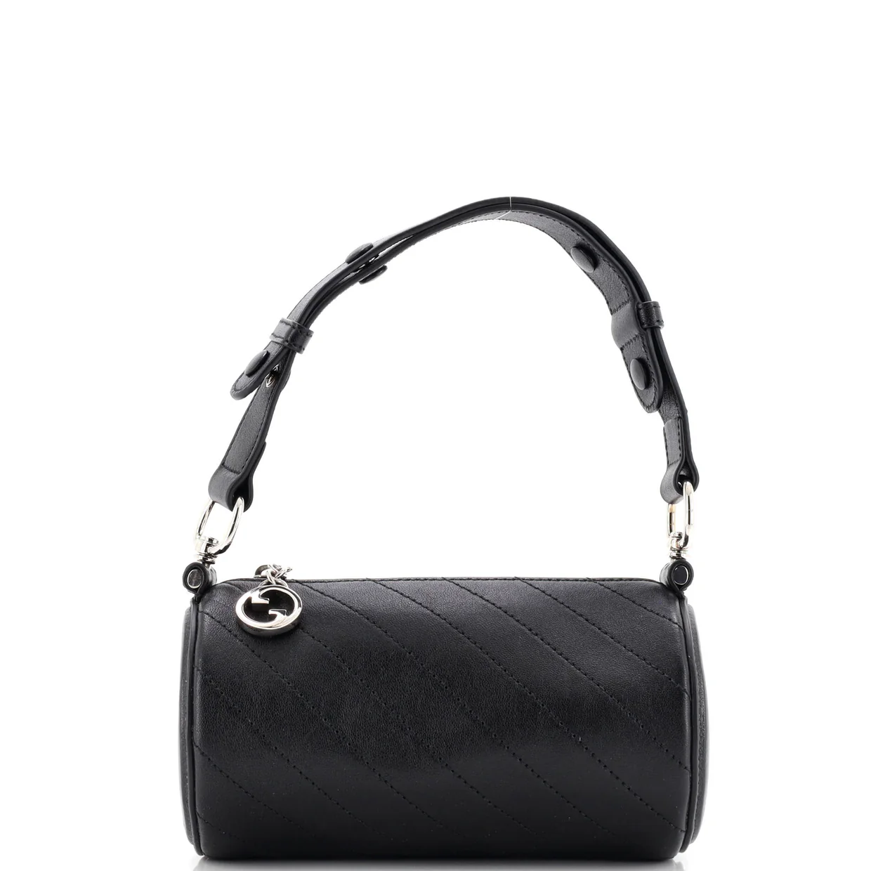 Blondie Shoulder Bag Diagonal Quilted Leather Mini - Deep Luxury