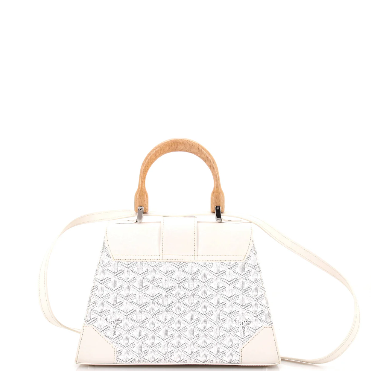 Saigon Top Handle Bag Coated Canvas with Leather PM - Deep Luxury