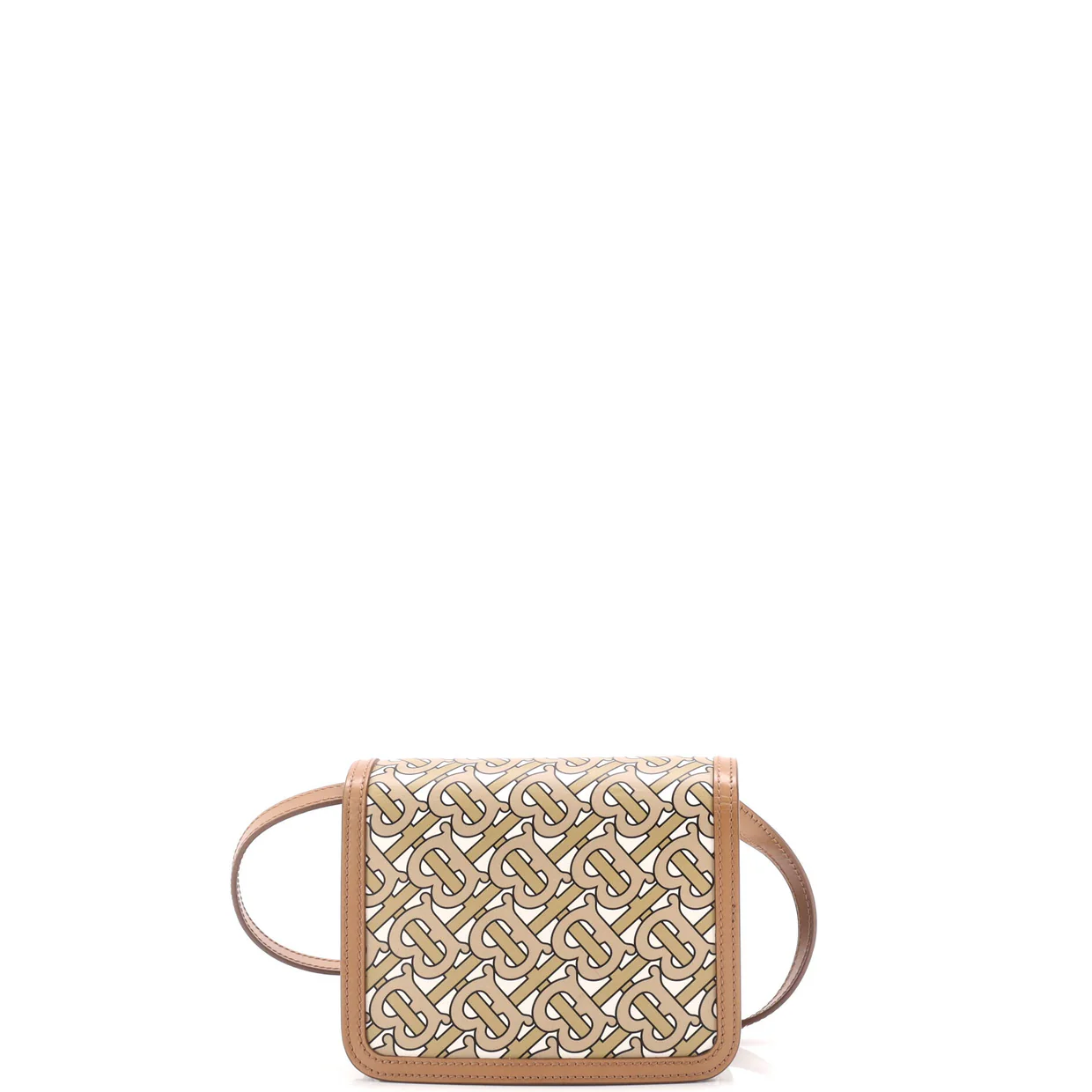 TB Flap Bag Monogram Print Leather Mini - Deep Luxury
