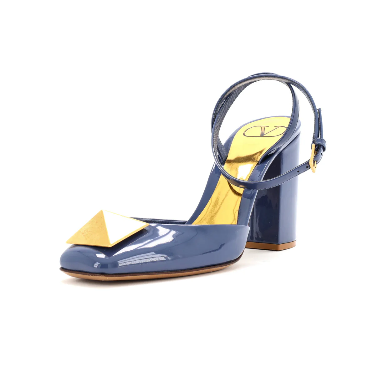 Women's One Stud Pumps Patent - Deep Luxury