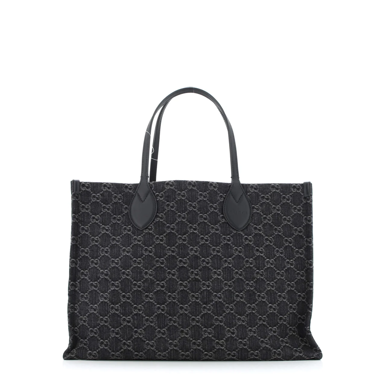 Ophidia Shopper Tote GG Denim Large - Deep Luxury