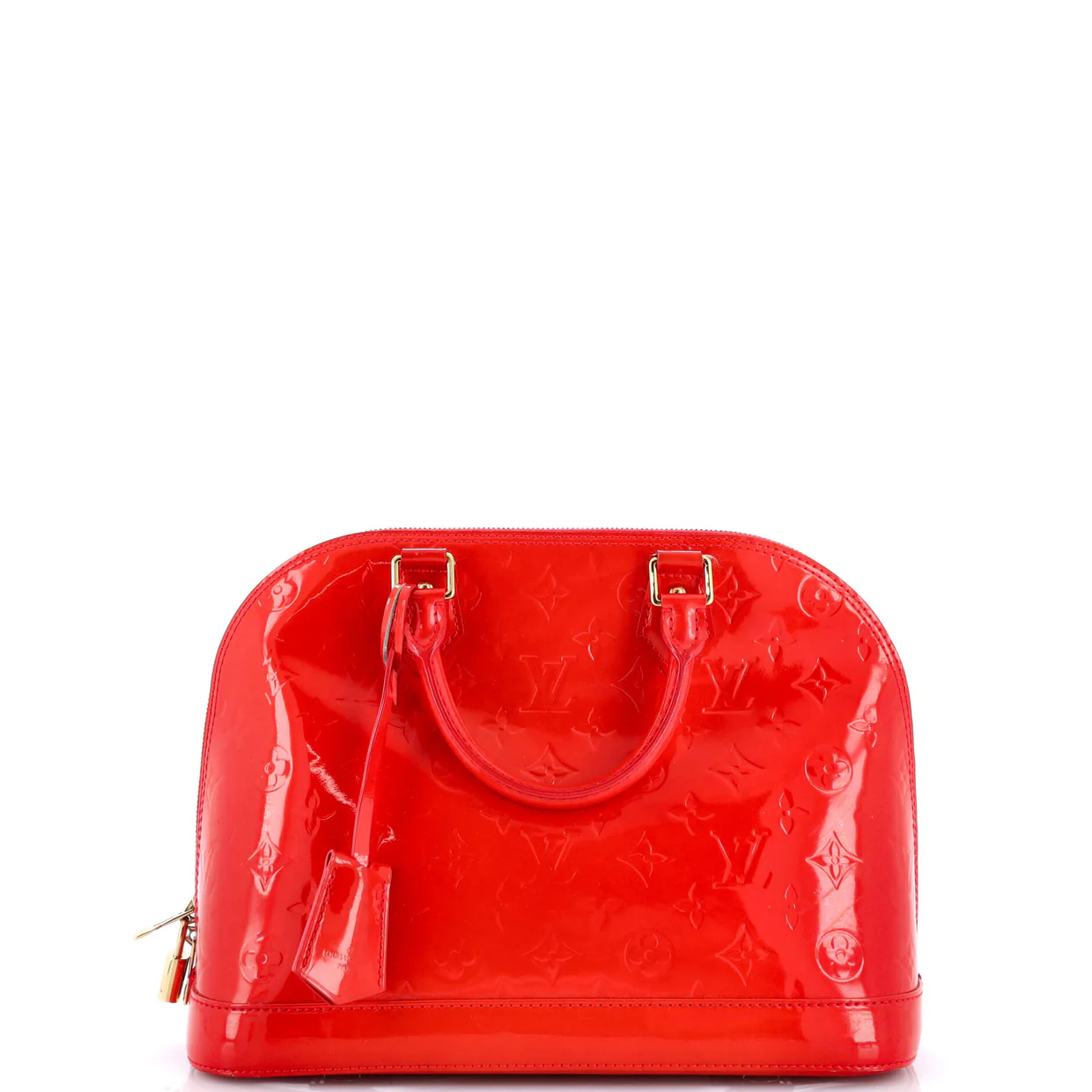 Alma Handbag Monogram Vernis PM - Deep Luxury