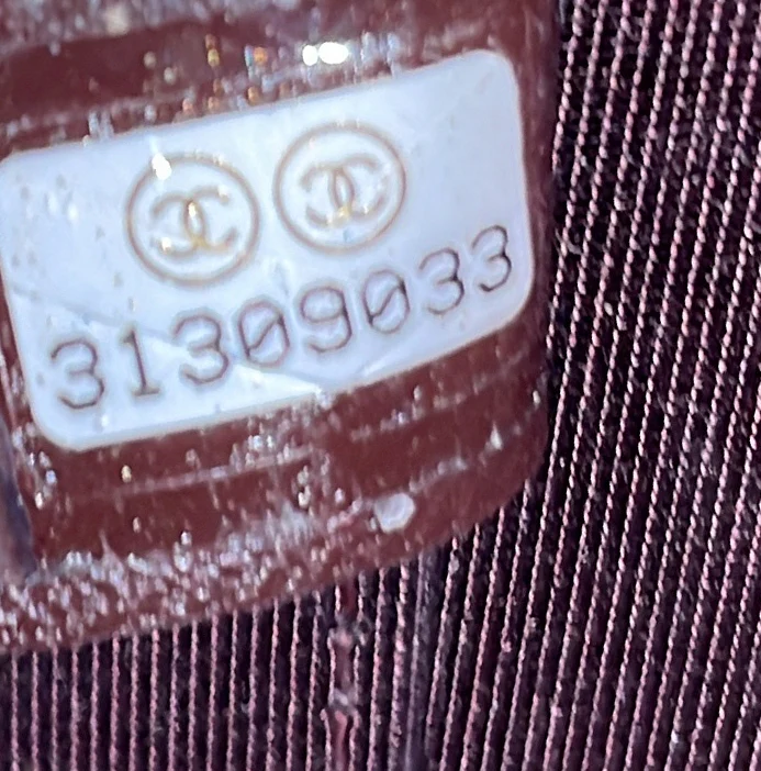 CC Round Vanity Case with Chain Quilted Lambskin Mini - Deep Luxury