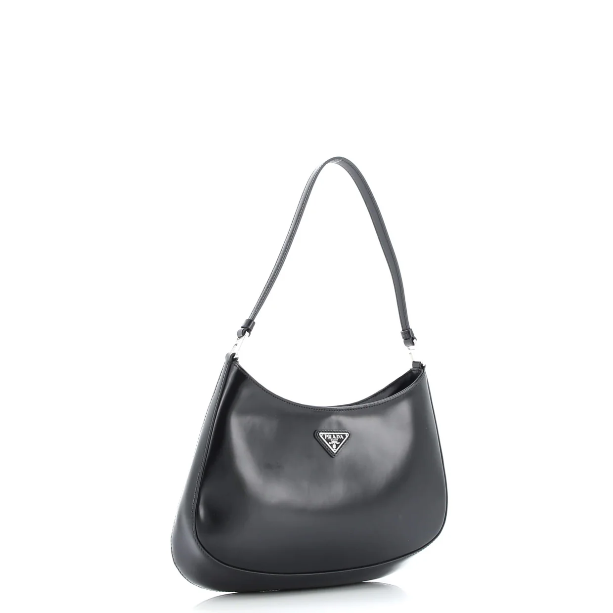 Cleo Shoulder Bag Spazzolato Leather Medium - Deep Luxury