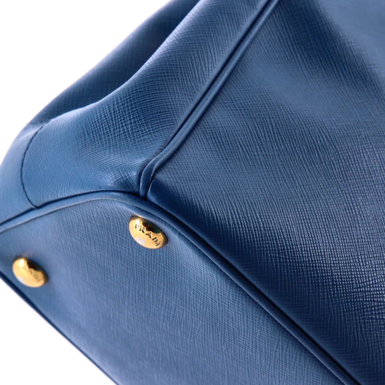 Double Zip Lux Tote Saffiano Leather Small - Deep Luxury