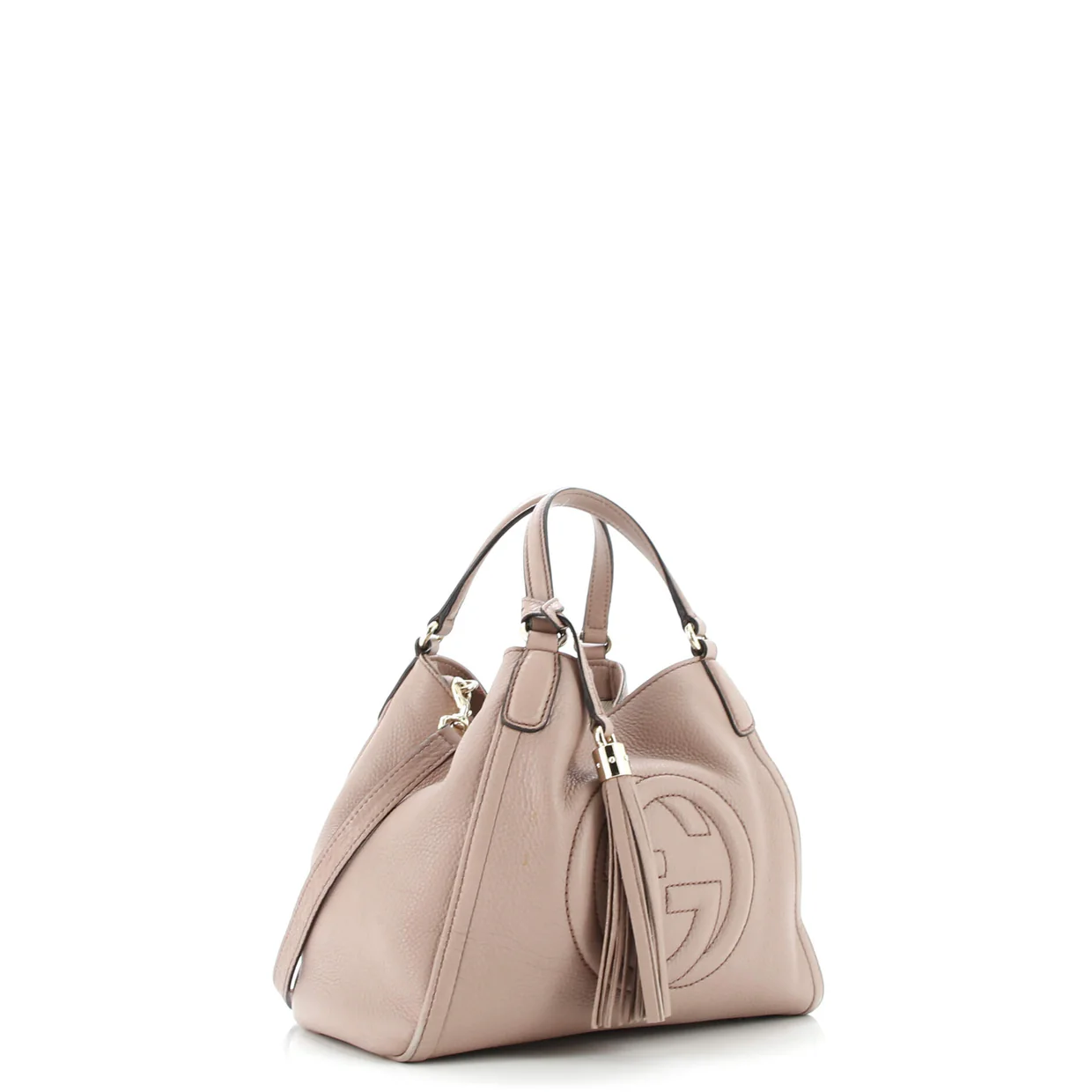 Soho Convertible Shoulder Bag Leather Small - Deep Luxury