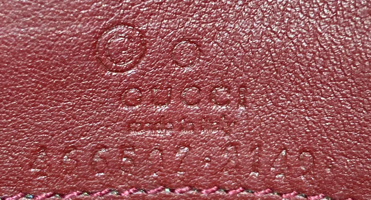 Wallet on Strap Microguccissima Leather - Deep Luxury