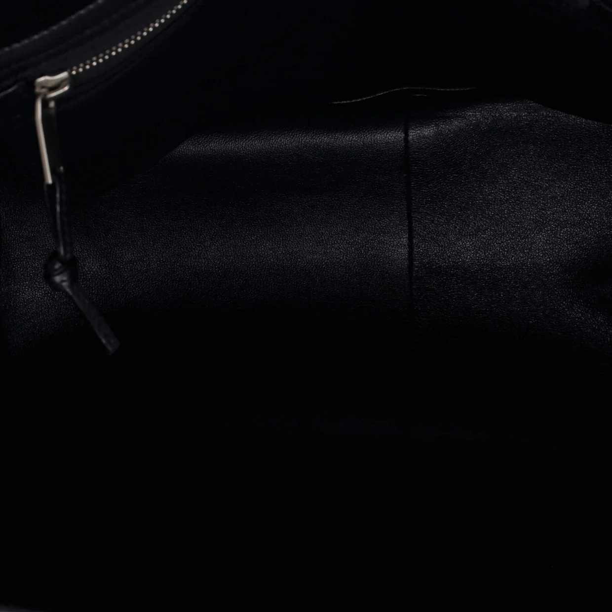 Rive Gauche Shopper Tote Leather Small - Deep Luxury