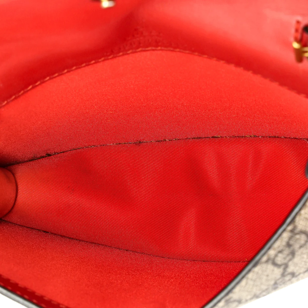 Cherries Wallet on Chain GG Coated Canvas Mini - Deep Luxury
