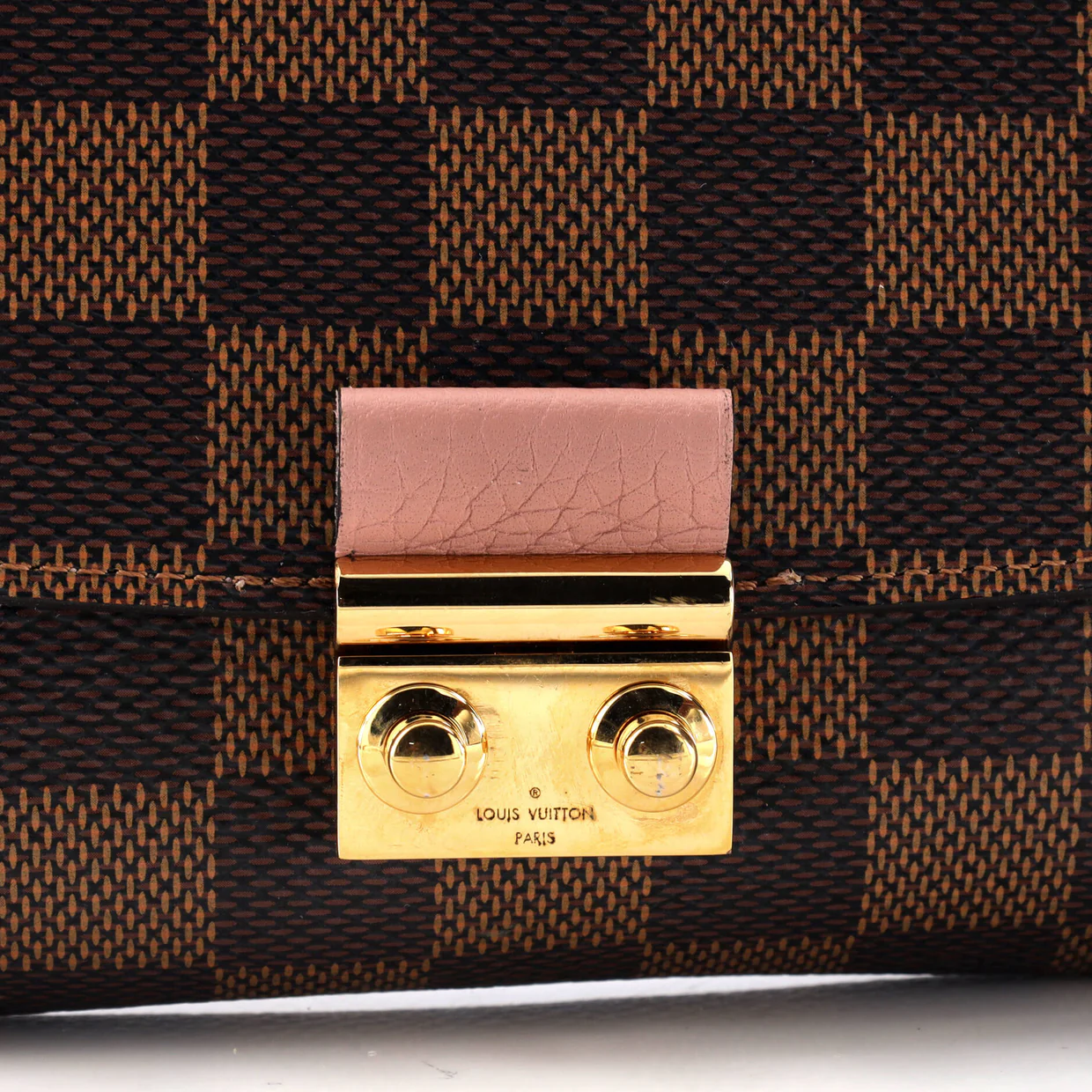 Croisette Chain Wallet Damier - Deep Luxury