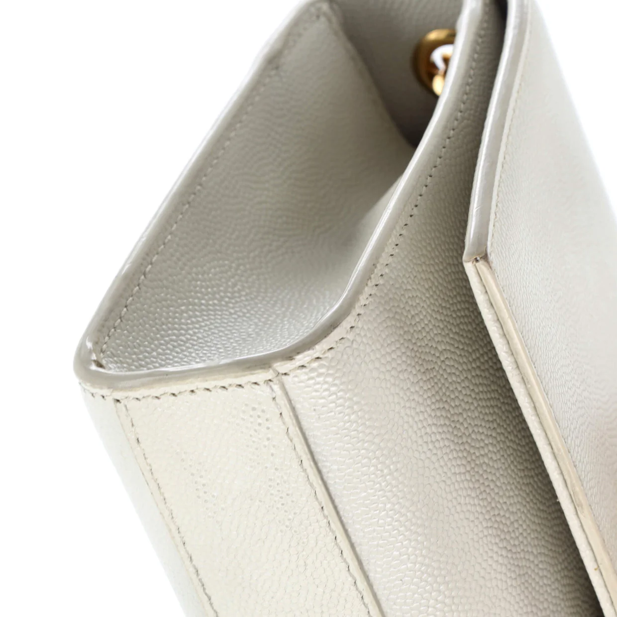 Classic Monogram Tassel Crossbody Bag Grainy Leather Small - Deep Luxury