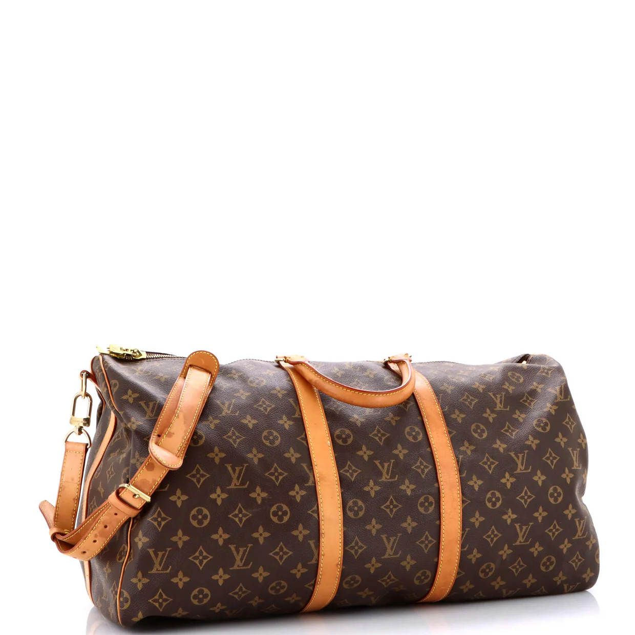 Keepall Bandouliere Bag Monogram Canvas 55 - Deep Luxury