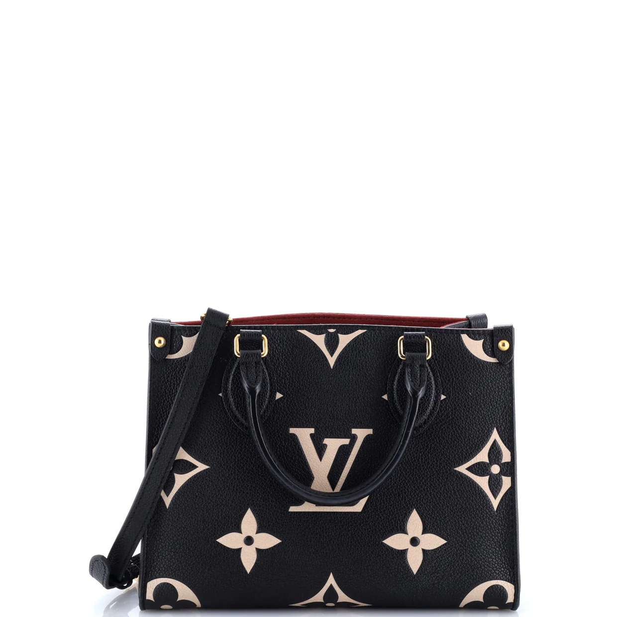 OnTheGo Tote Bicolor Monogram Empreinte Giant PM - Deep Luxury