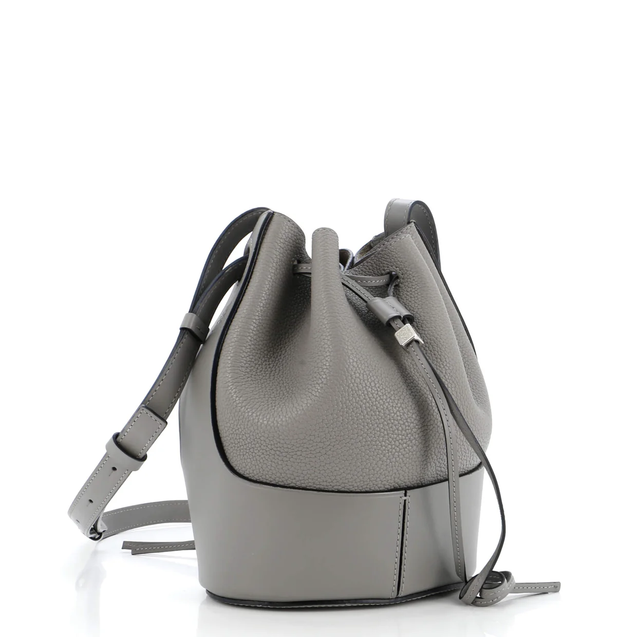 Balloon Bucket Bag Leather Small - Deep Luxury