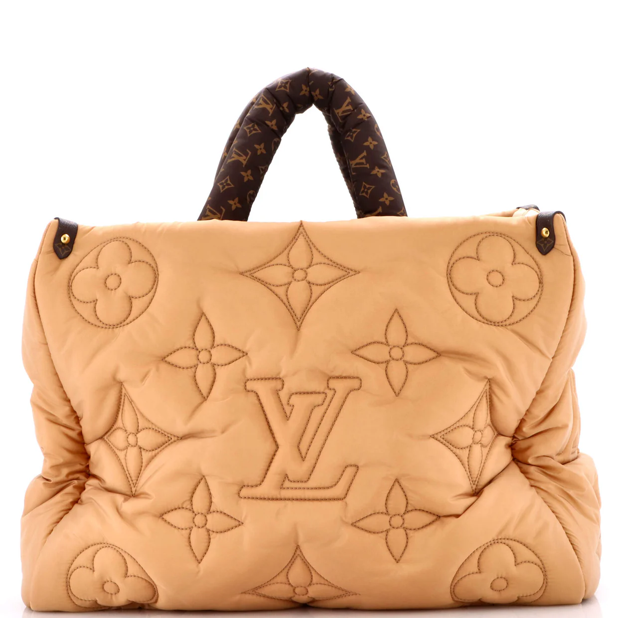 Pillow OnTheGo Tote Monogram Quilted Econyl Nylon GM - Deep Luxury