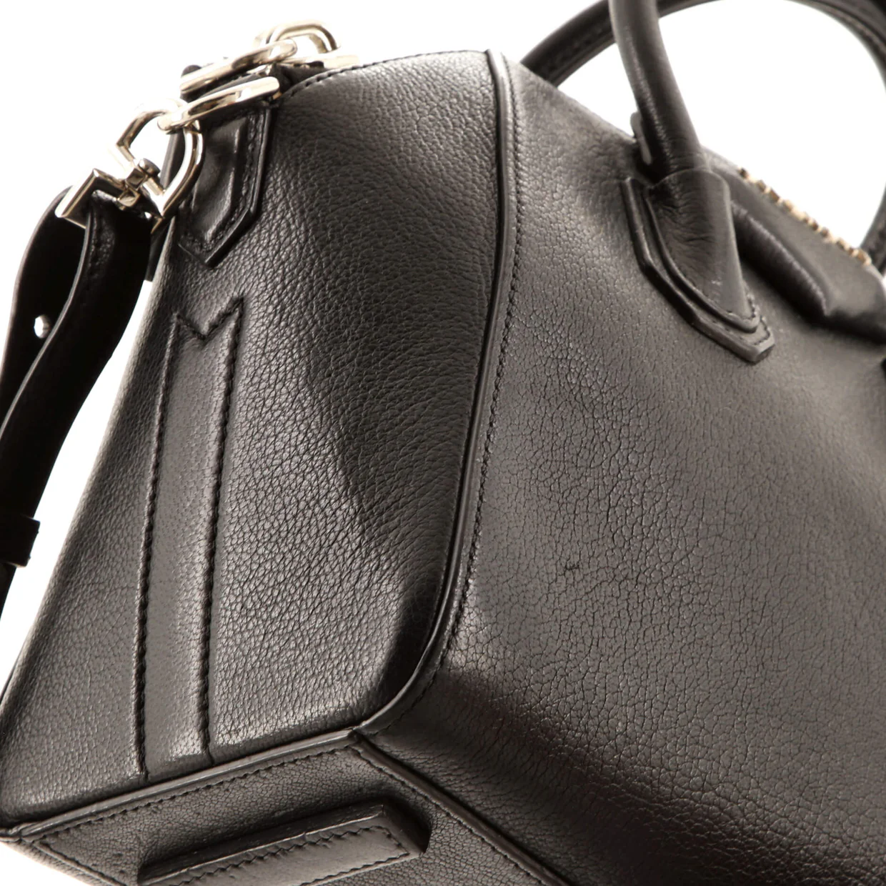 Antigona Bag Leather Mini - Deep Luxury