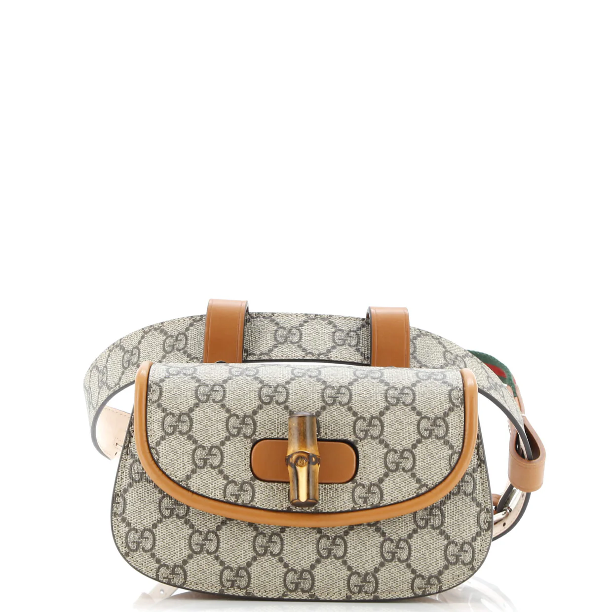 Bamboo 1947 Belt Bag GG Coated Canvas Mini - Deep Luxury