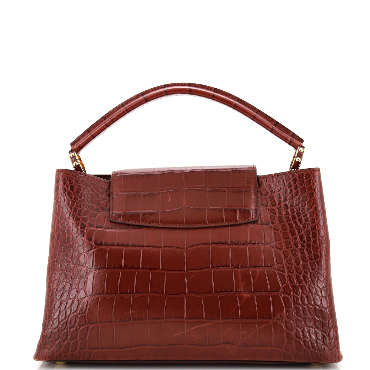 Capucines Bag Crocodile MM - Deep Luxury