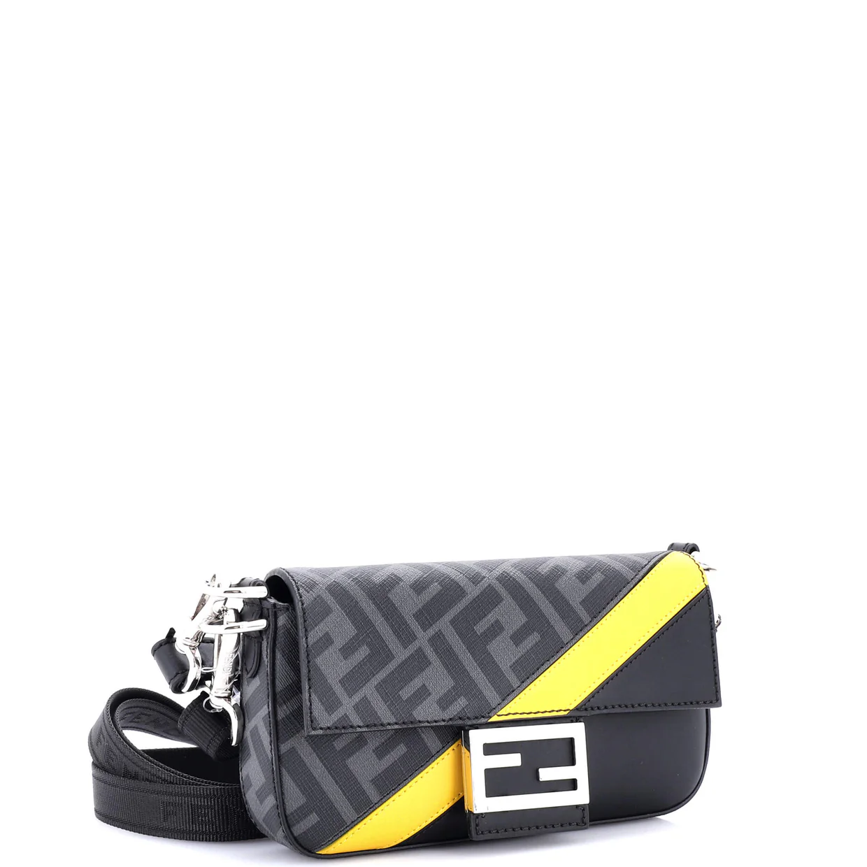 Baguette NM Bag Zucca Coated Canvas and Leather Mini - Deep Luxury