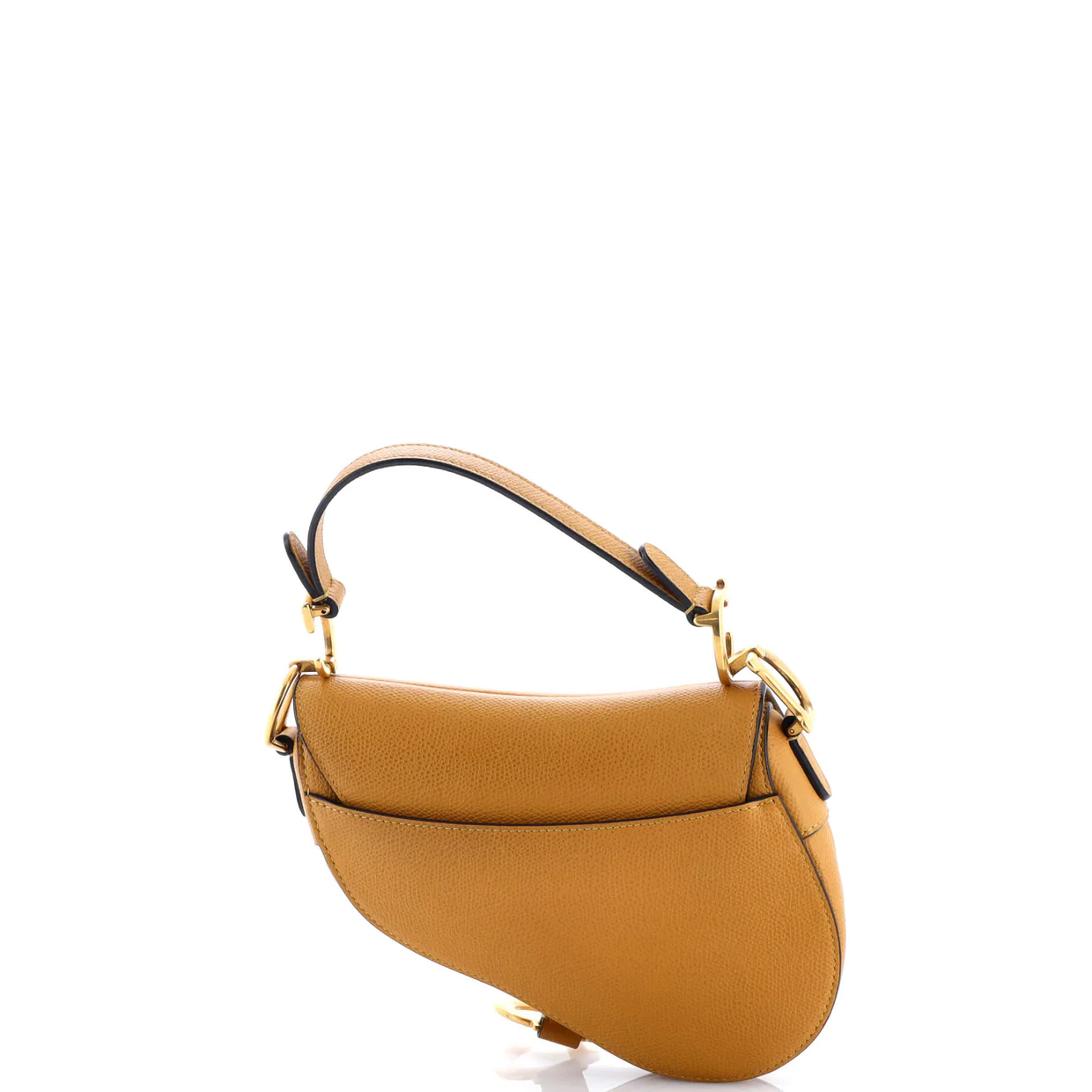 Saddle Handbag Leather Mini - Deep Luxury