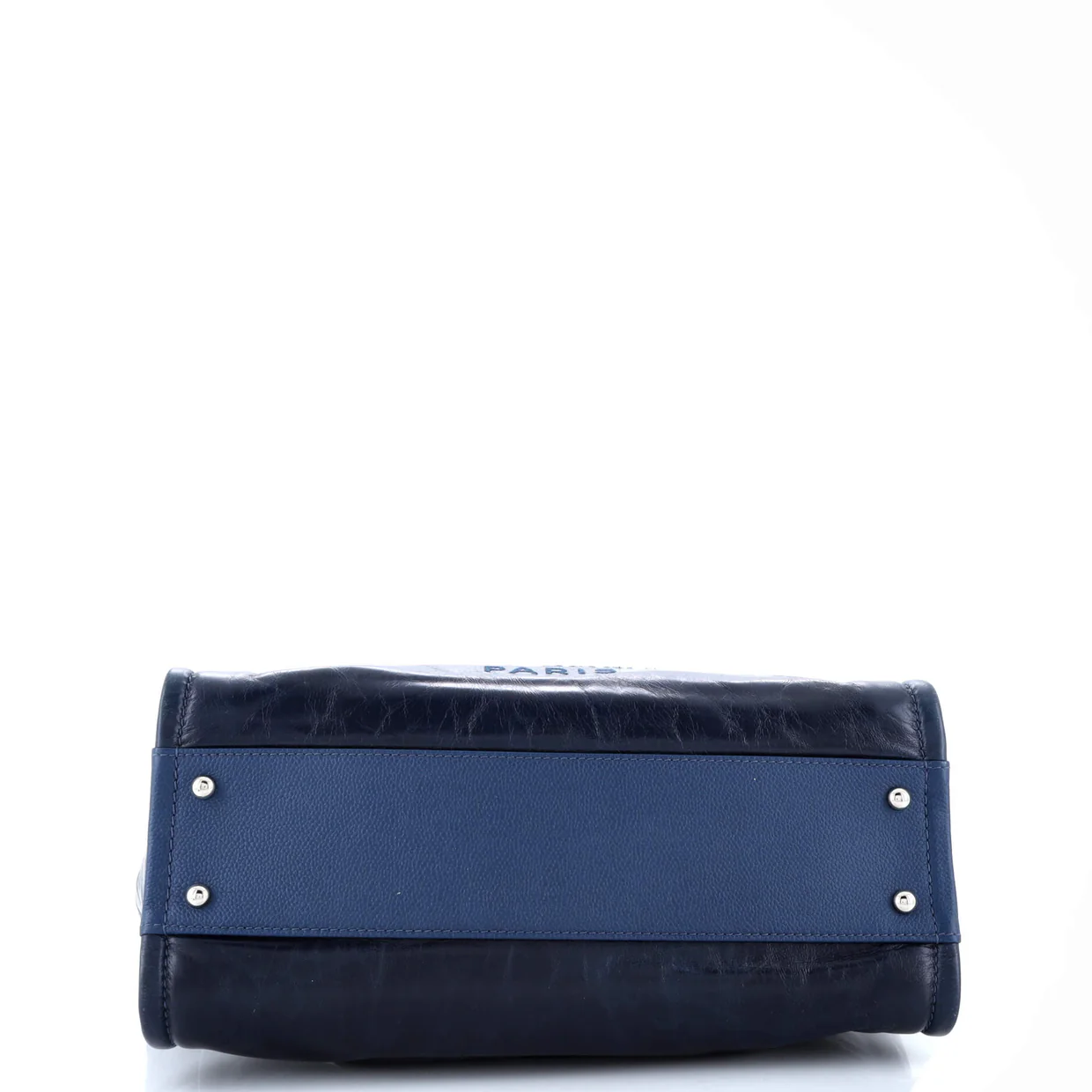 Deauville Tote Glazed Calfskin Small - Deep Luxury