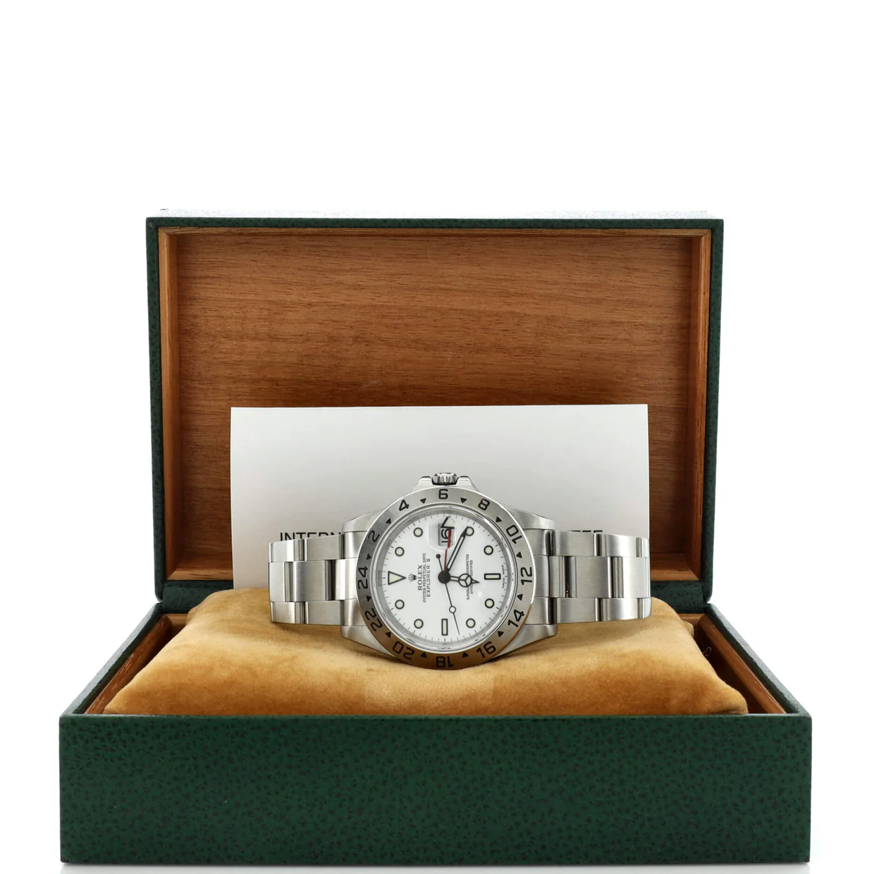 Oyster Perpetual Explorer II Automatic Watch Stainless Steel 40 - Deep Luxury
