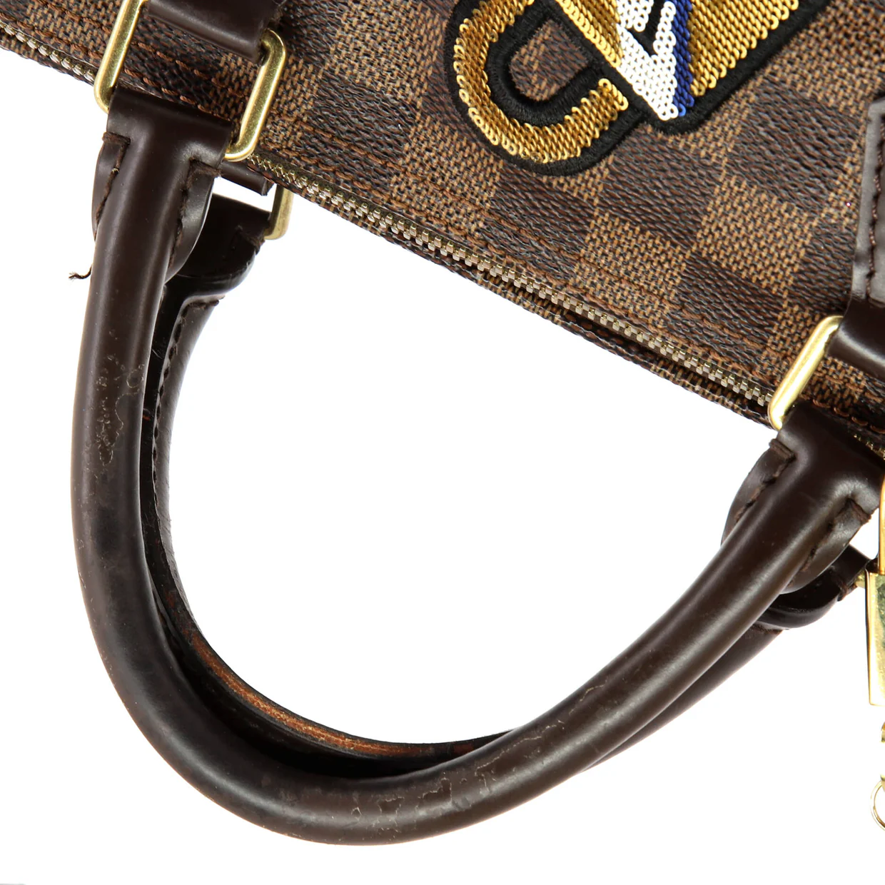 Speedy Bandouliere Bag Limited Edition Patches Damier 30 - Deep Luxury