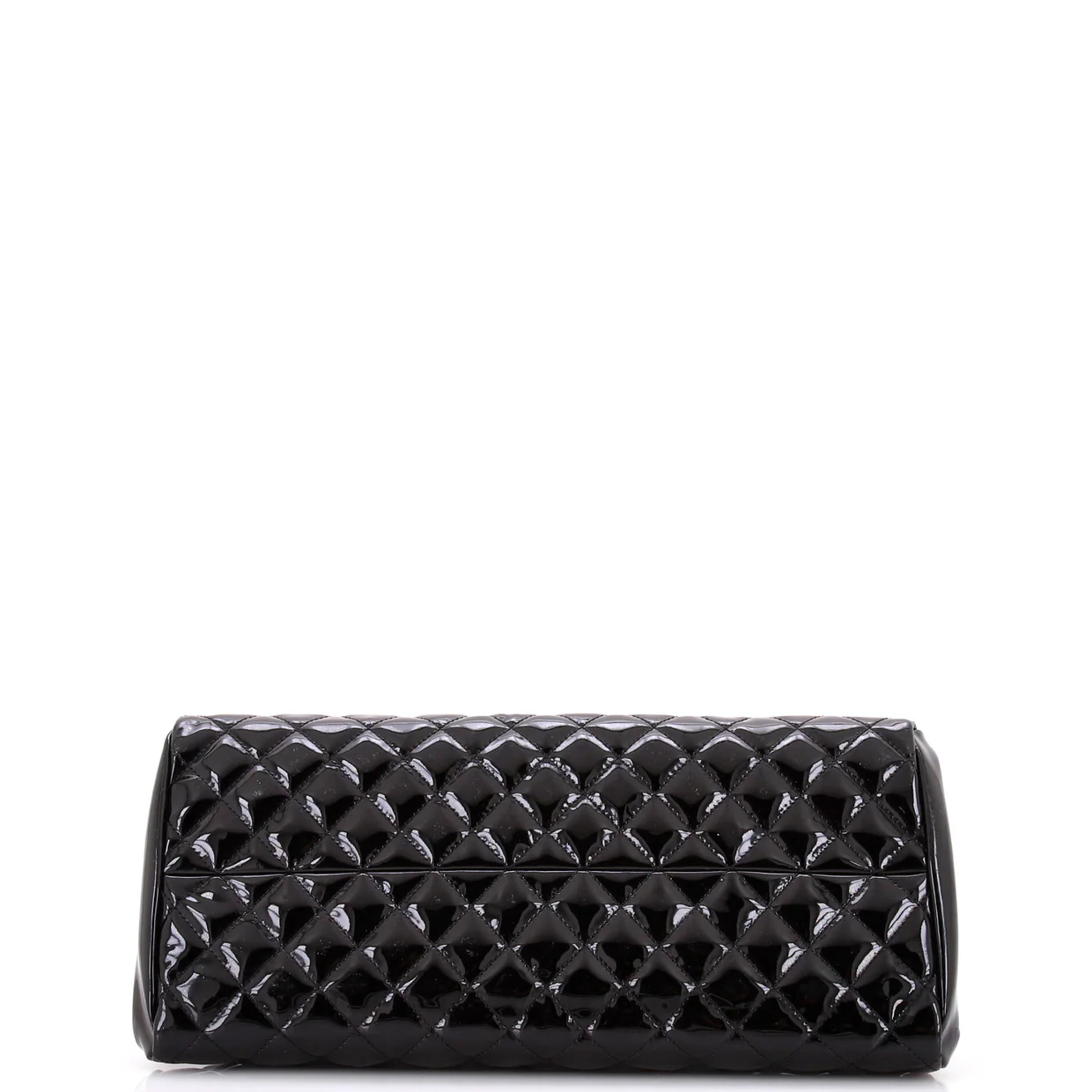 Just Mademoiselle Bag Quilted Patent Medium - Deep Luxury