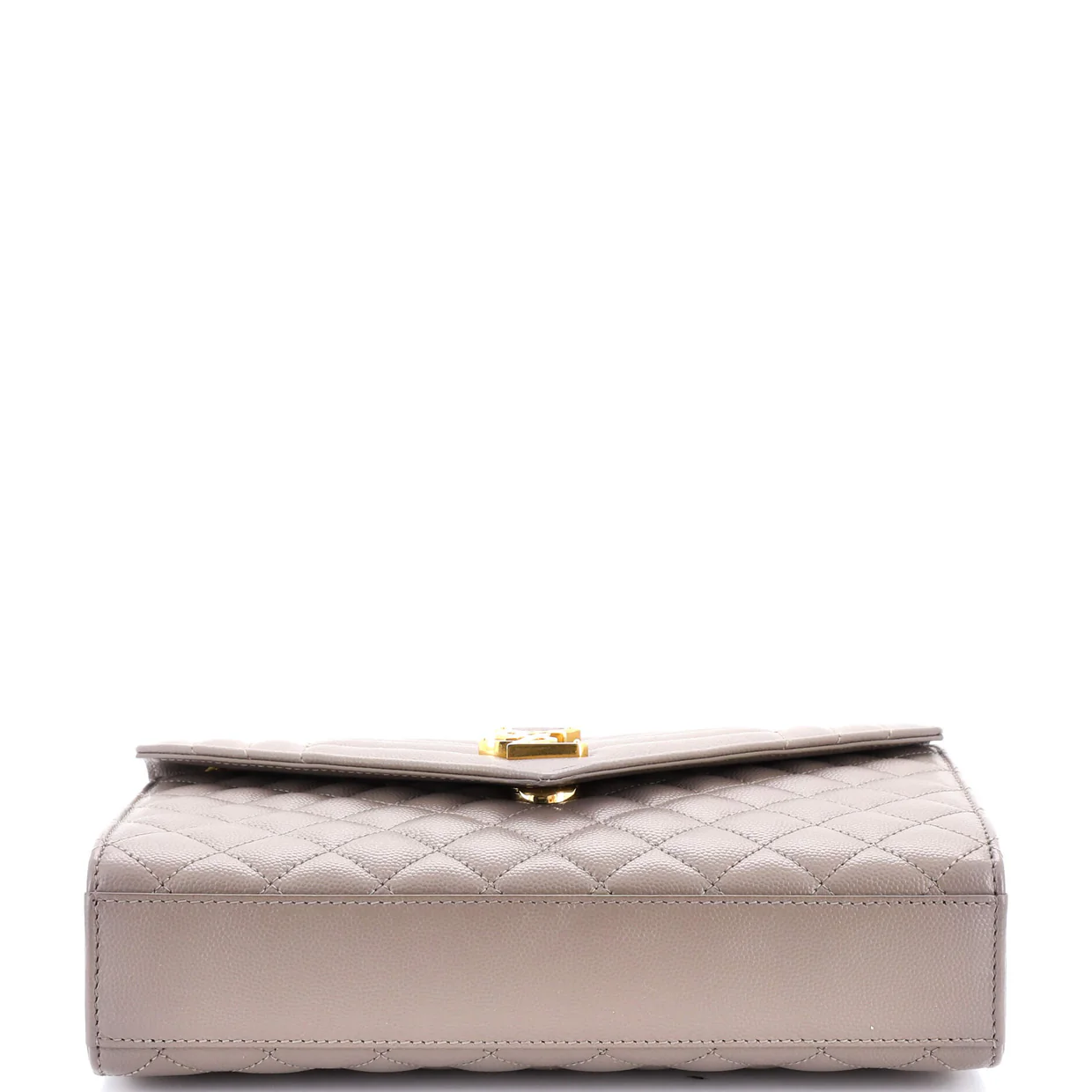 Classic Monogram Envelope Satchel Mixed Matelasse Leather Medium - Deep Luxury