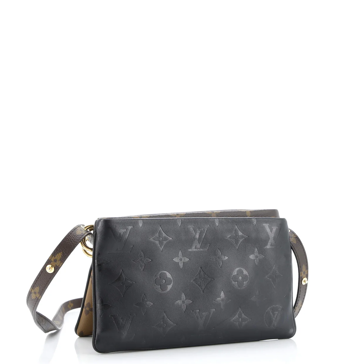 LV3 Pouch Bag Monogram Canvas, Reverse Monogram Canvas and Monogram Ink Embossed Lambskin - Deep Luxury